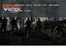 Tablet Screenshot of gunfightertactical.com